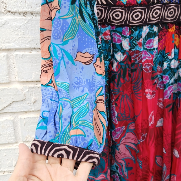 Bhanuni By Jyoti Multicolor Maxi Dress 4P - Picture 6 of 14